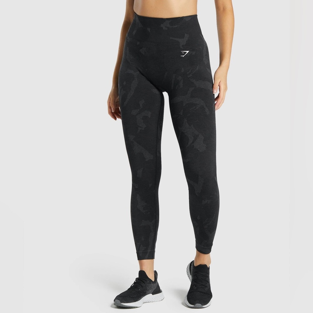 GYM SHARK ADAPT CAMO SEAMLESS LEGGINGS